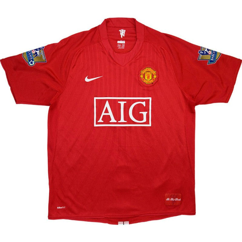 Camisa Manchester United I 2007/2008 - Torcedor Nike Masculina - Vermelho