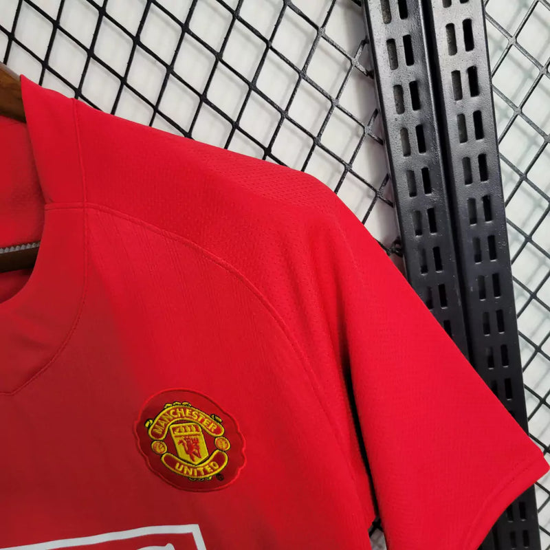 Camisa Manchester United I 2007/2008 - Torcedor Nike Masculina - Vermelho