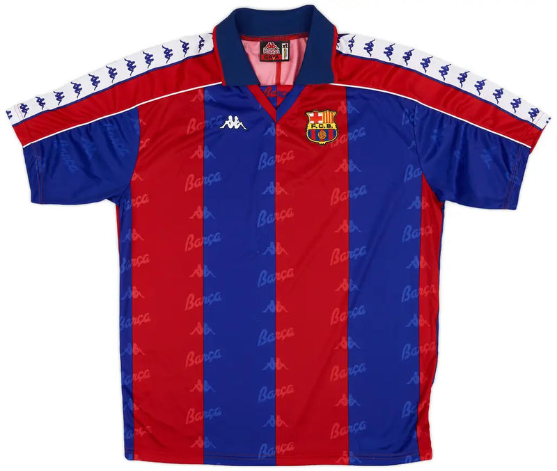 Camisa Barcelona Home 1992 - Retrô Masculino - Grená