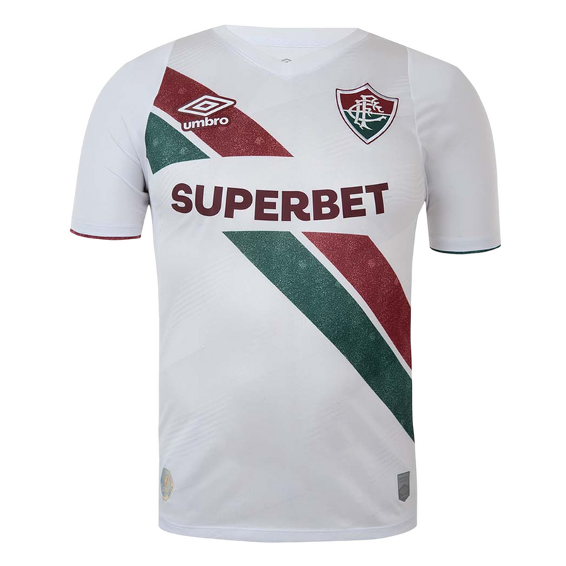 Camisa Fluminense Away 24/25 - Torcedor Umbro Masculino - Branco