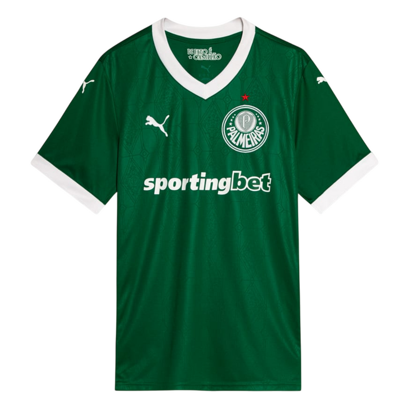 Camisa Palmeiras Home 25/26 - Torcedor Puma Masculino - Verde