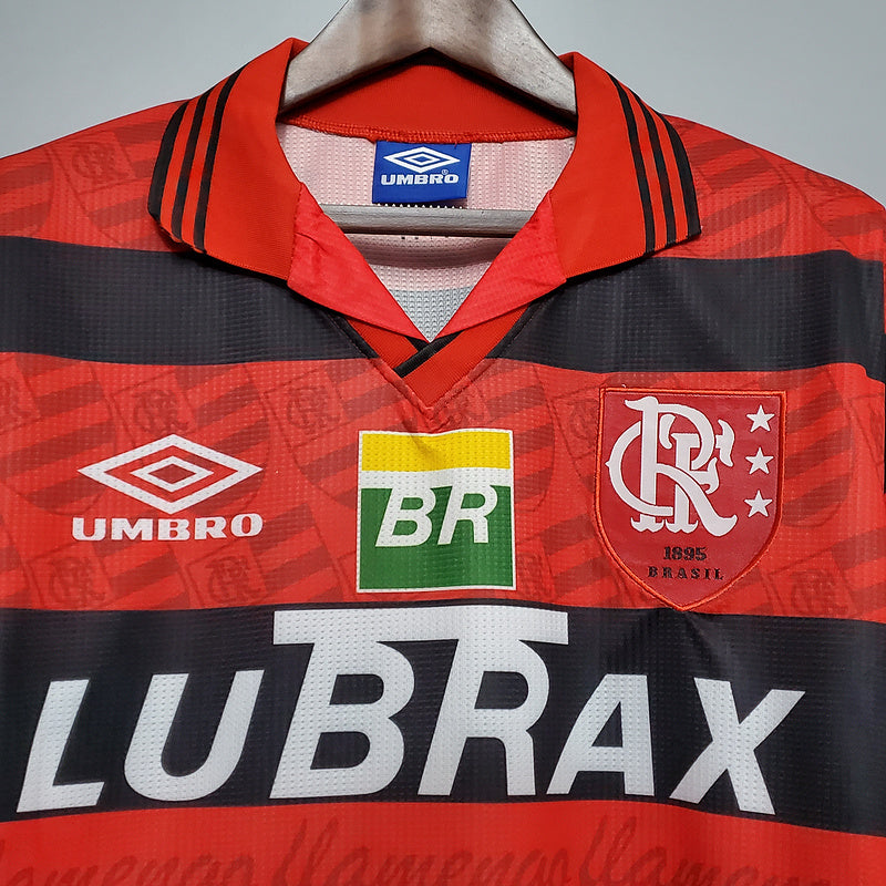 Camisa Flamengo Home 1995/96 - Retrô Umbro Masculino - Vermelho