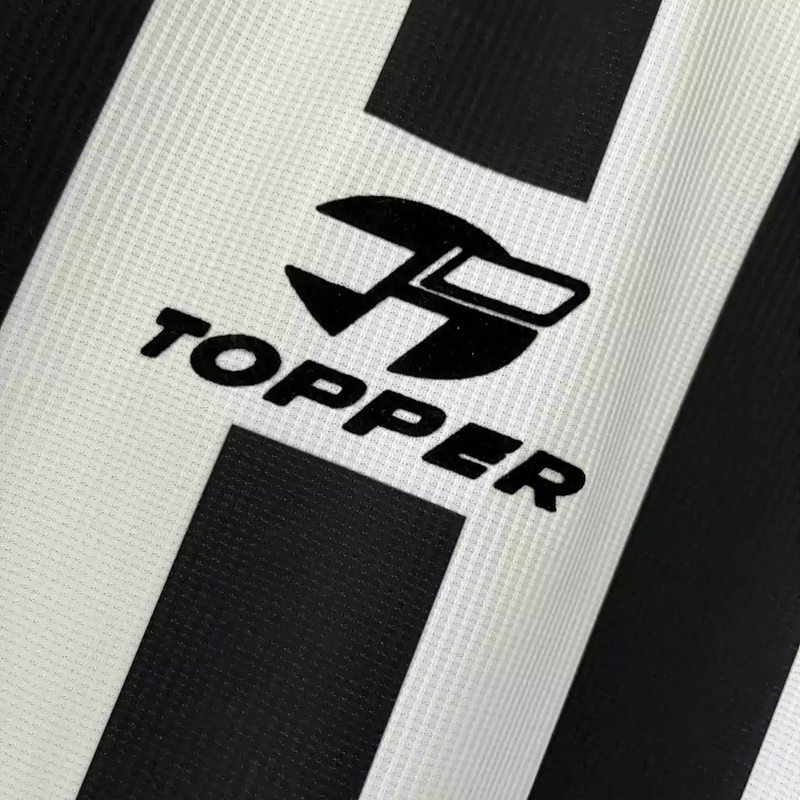 Camisa Botafogo Home 1999/00 - Retrô Topper Masculino - Preto e Branco
