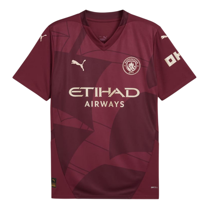 Camisa Manchester City Third 24/25 - Torcedor Puma Masculino - Bordô