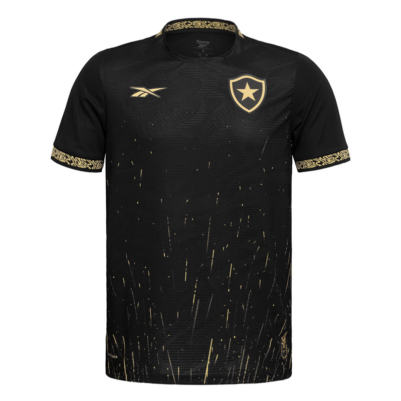 Camisa Botafogo Away 24/25 - Torcedor Reebok Masculino - Preto e Dourado