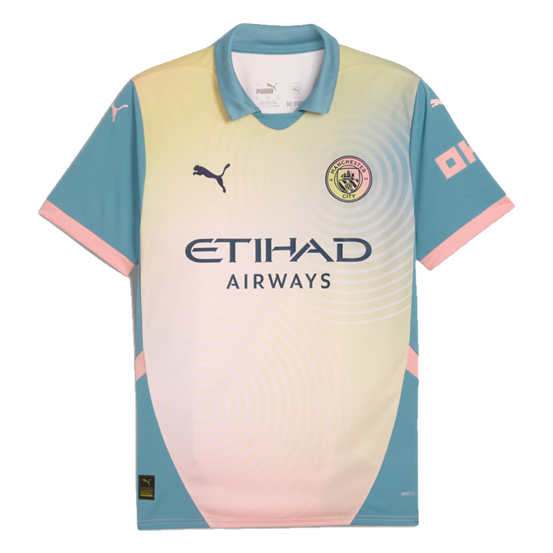 Camisa Manchester City Fourth 24/25 - Torcedor Puma Masculino - Bege