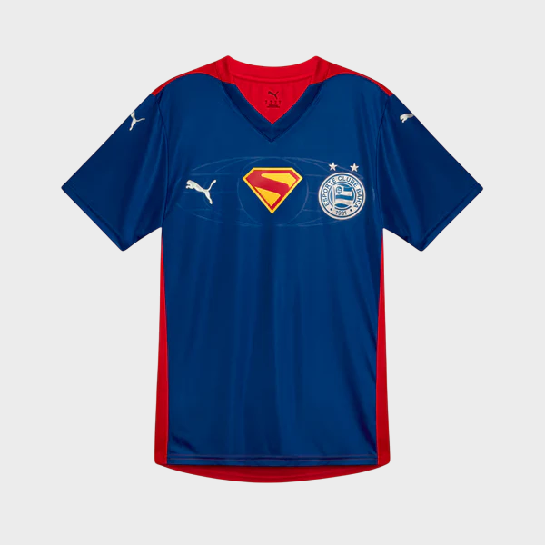Camisa EC Bahia Super Man 25/26 - Azul e Vermelha