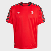 Camisa Flamengo Terrace Icons Unissex 2025 - Vemelha