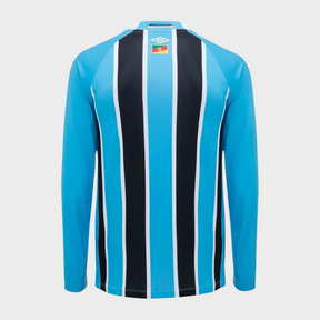 Camisa Grêmio I Manga Longa 25/26 - Azul e Preta