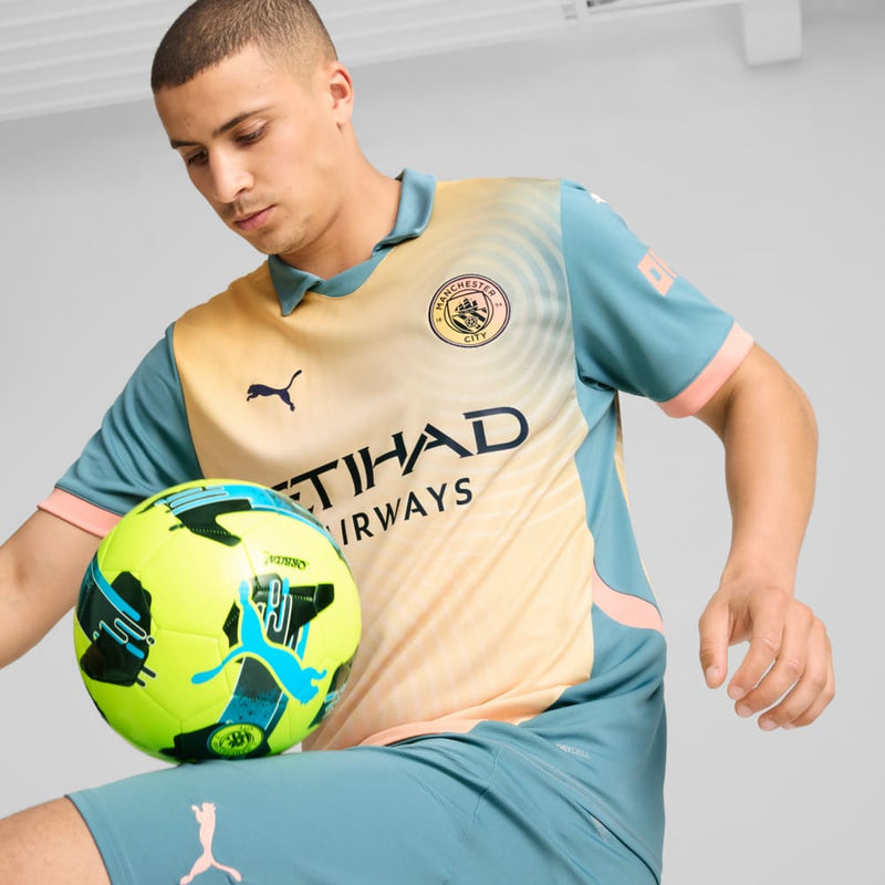 Camisa Manchester City Fourth 24/25 - Torcedor Puma Masculino - Bege