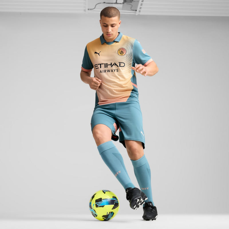 Camisa Manchester City Fourth 24/25 - Torcedor Puma Masculino - Bege