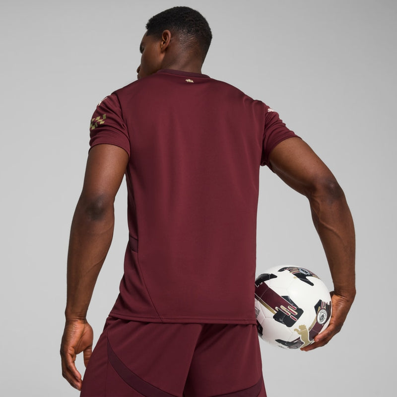 Camisa Manchester City Third 24/25 - Torcedor Puma Masculino - Bordô