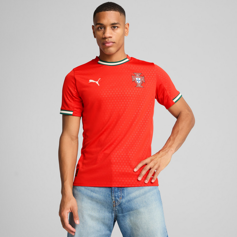 Camisa Portugal Home 25/26 - Torcedor Puma Masculino - Vermelho