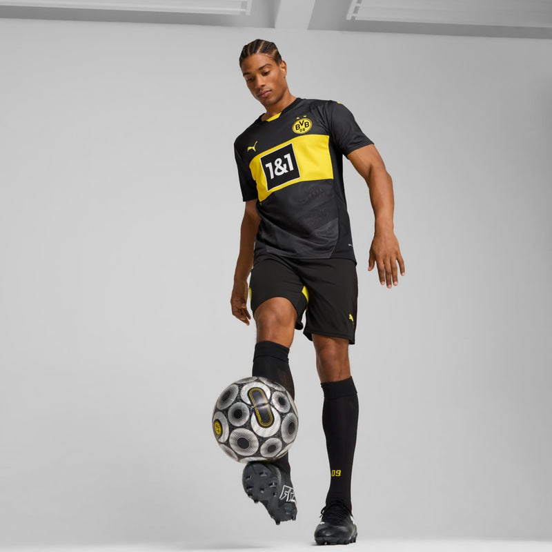 Camisa Borussia Dortmund Away 24/25 - Torcedor Puma Masculino - Preto