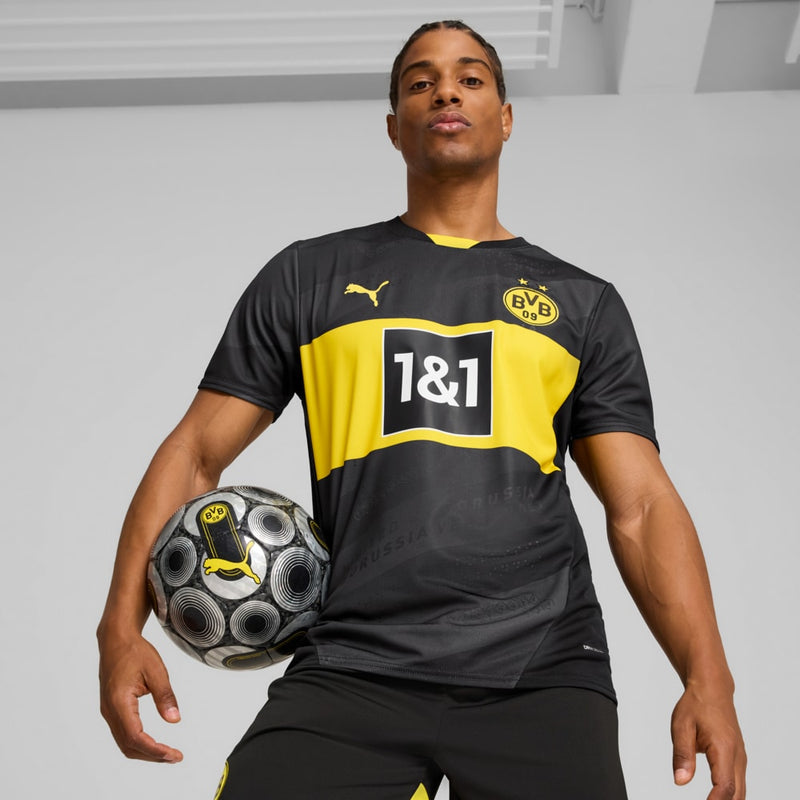 Camisa Borussia Dortmund Away 24/25 - Torcedor Puma Masculino - Preto