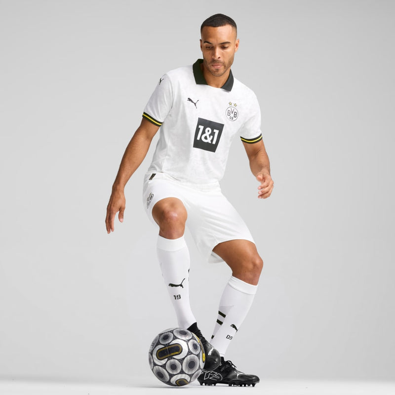 Camisa Borussia Dortmund Third 24/25 - Torcedor Puma Masculino - Branco