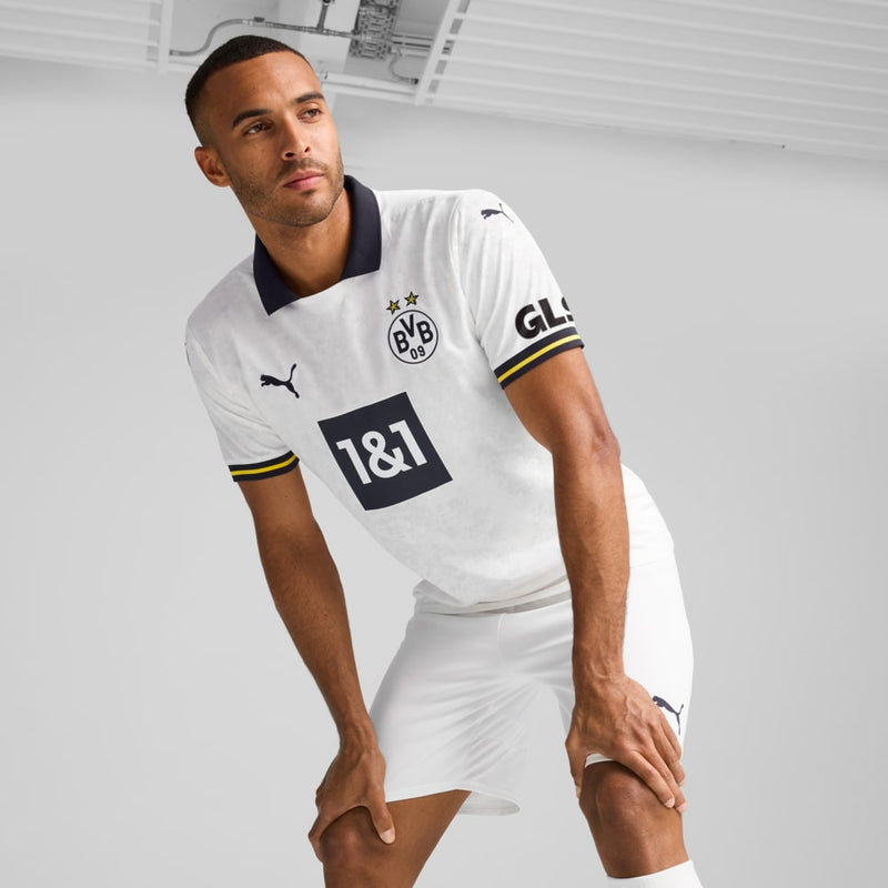 Camisa Borussia Dortmund Third 24/25 - Torcedor Puma Masculino - Branco