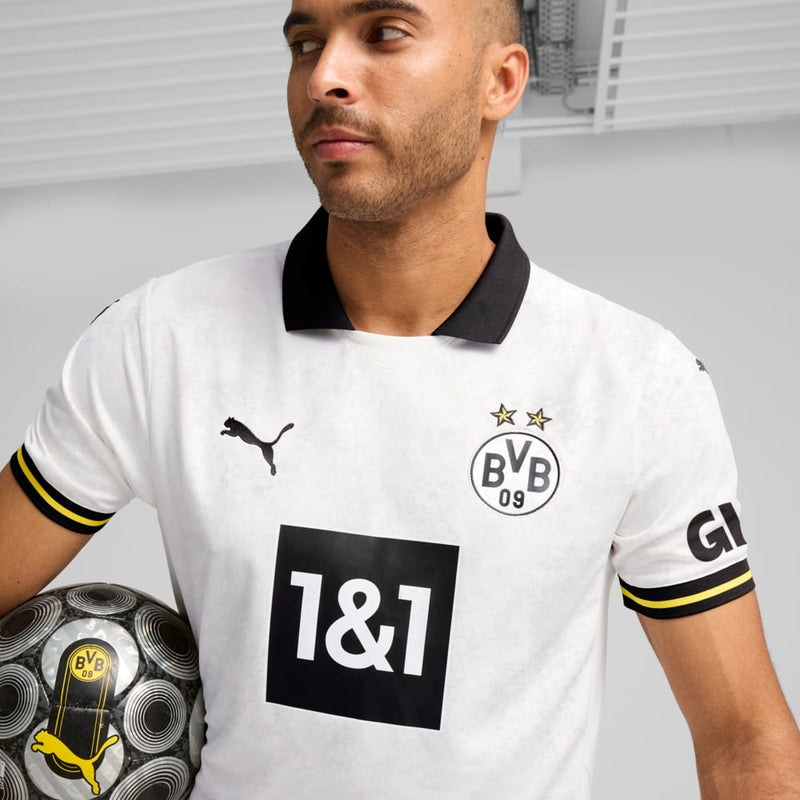 Camisa Borussia Dortmund Third 24/25 - Torcedor Puma Masculino - Branco