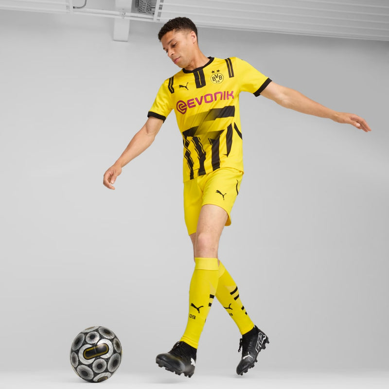 Camisa Borussia Dortmund Copas 24/25 - Torcedor Puma Masculino - Amarelo