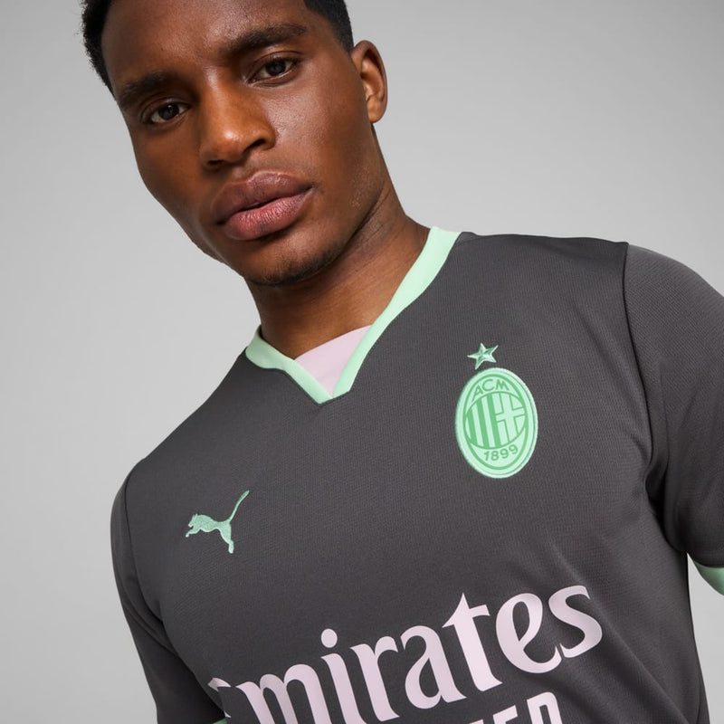 Camisa Milan Third 24/25 - Torcedor Puma Masculino - Cinza