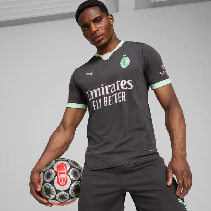 Camisa Milan Third 24/25 - Torcedor Puma Masculino - Cinza