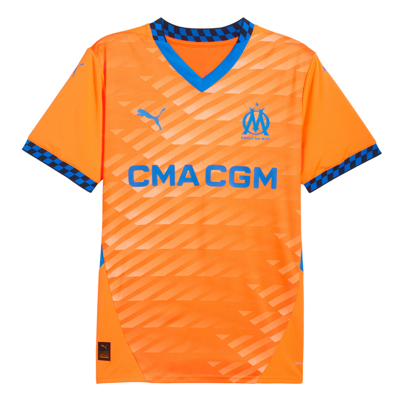 Camisa Olympique de Marseille Third 24/25 - Torcedor Puma Masculino - Laranja
