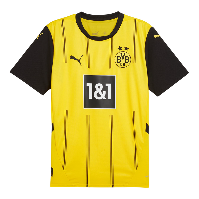 Camisa Borussia Dortmund Home 24/25 - Torcedor Puma Masculino - Amarelo