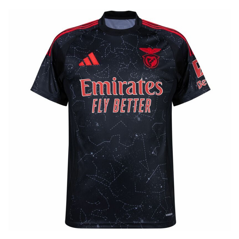 Camisa Benfica Away 24/25 - Torcedor Adidas Masculino - Preto