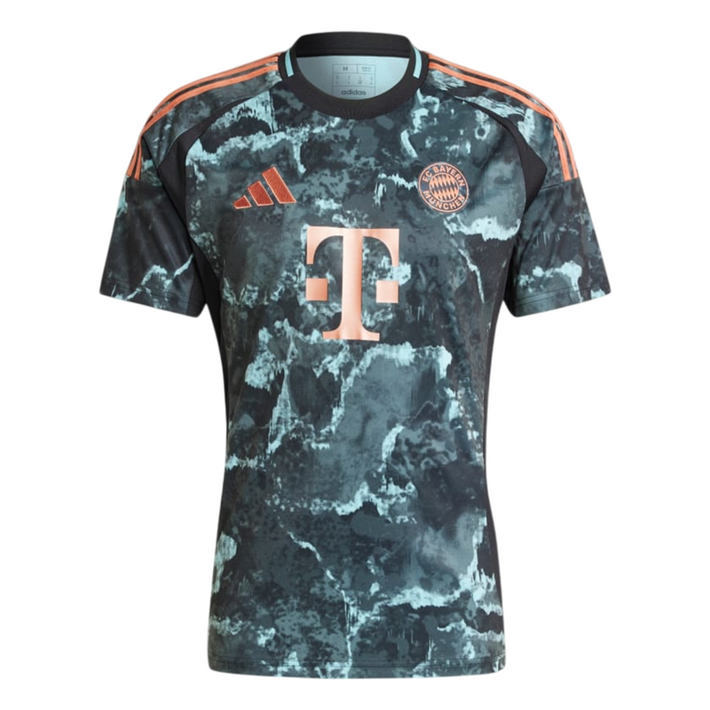 Camisa Bayern de Munique Away 24/25 - Torcedor Adidas Masculino - Preto e Azul